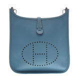 HERMES エルメス エヴリンPM ブルージーン ユニセックス ヴォーエプソン ショルダーバッグ Bランク 中古 銀蔵