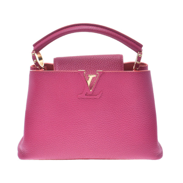 LOUIS VUITTON VUITTON KCapsine BB 2WAY bag Pink Pink M90294 Ladies Tri-yon Handbag A rank used silver possession