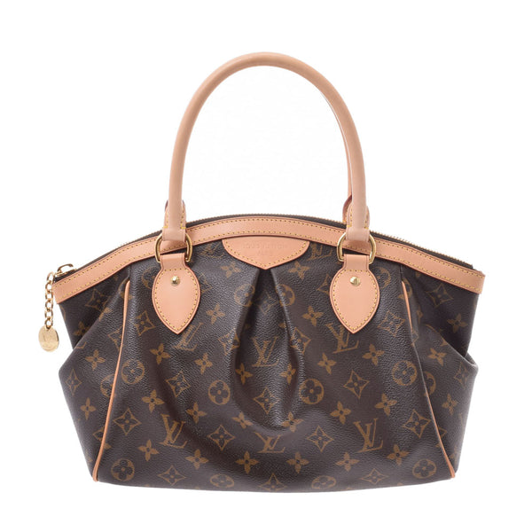 LOUIS VUITTON ルイヴィトン モノグラム ティボリPM ブラウン M40143 レディース モノグラムキャンバス ハンドバッグ Aランク 中古 銀蔵