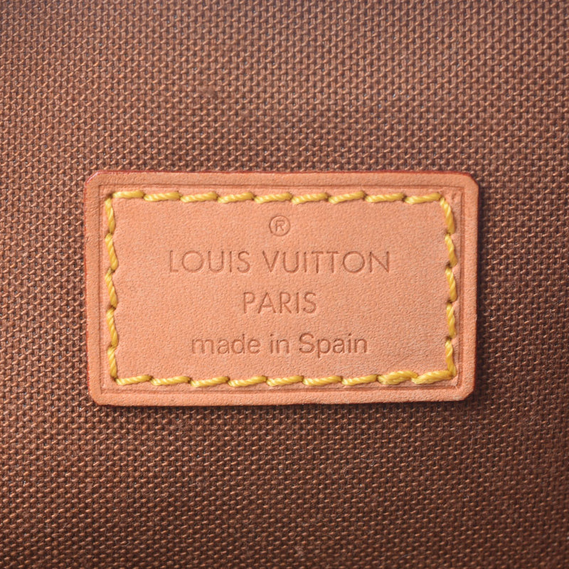 LOUIS VUITTON Louis Vuitton Monogram Pochette Ganju Brown M51870 Unisex Monogram Canvas Body Bag AB Rank Used Ginzo