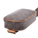 LOUIS VUITTON Louis Vuitton Monogram Pochette Ganju Brown M51870 Unisex Monogram Canvas Body Bag AB Rank Used Ginzo