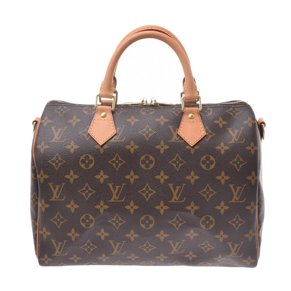 LOUIS VUITTON Louis Vuitton Monogram Speedy 30 Bandurier Brown M40391 Ladies 2WAY Bag AB Rank Used Ginzo