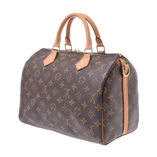 LOUIS VUITTON Louis Vuitton Monogram Speedy 30 Bandurier Brown M40391 Ladies 2WAY Bag AB Rank Used Ginzo