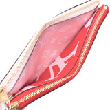 LOUIS VUITTON Louis Vuitton giant monogram pochette Doe bulldog zip red / pink / white M67561 Lady's shoulder bag newly used goods silver storehouse