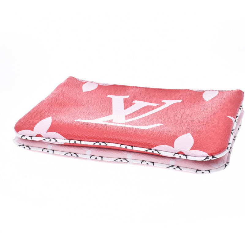 Louis Vuitton, Giant Monogram Pochette, Ducible, Red, Pink, White