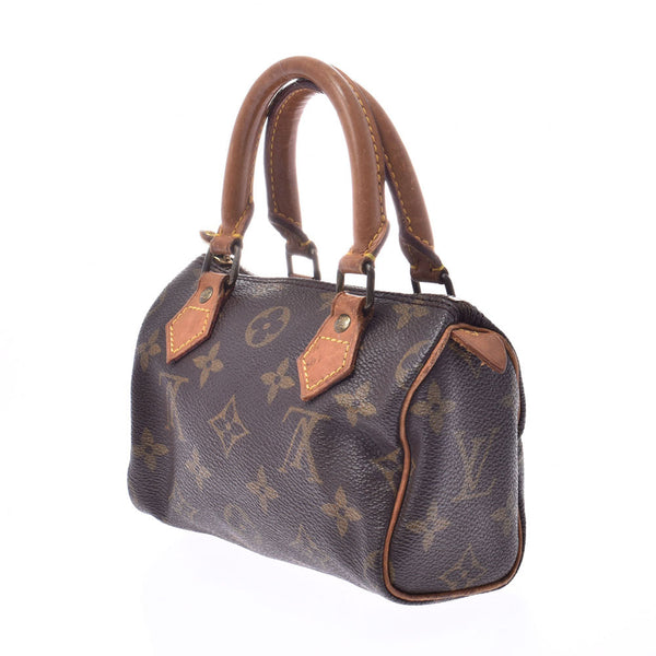 LOUIS VUITTON Louis Vuitton Monogram Mini Speedy Brown M41534 Ladies Monogram Canvas Handbag C Rank Used Ginzo