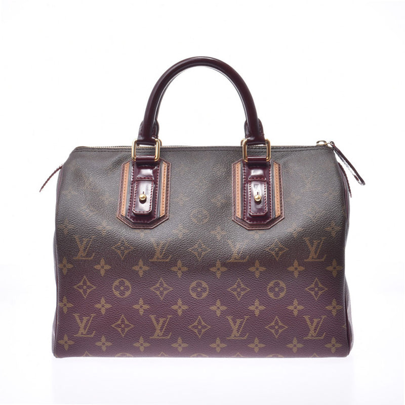 LOUIS VUITTON Louis Vuitton Monogram Mirage Speedy 30 Bordeaux M95586 Ladies Handbag A Rank Used Ginzo