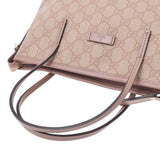 GUCCI古驰GG Supreme手提包Salmon Pink 353440 Ladies 2WAY Bag A Rank Used Ginzo