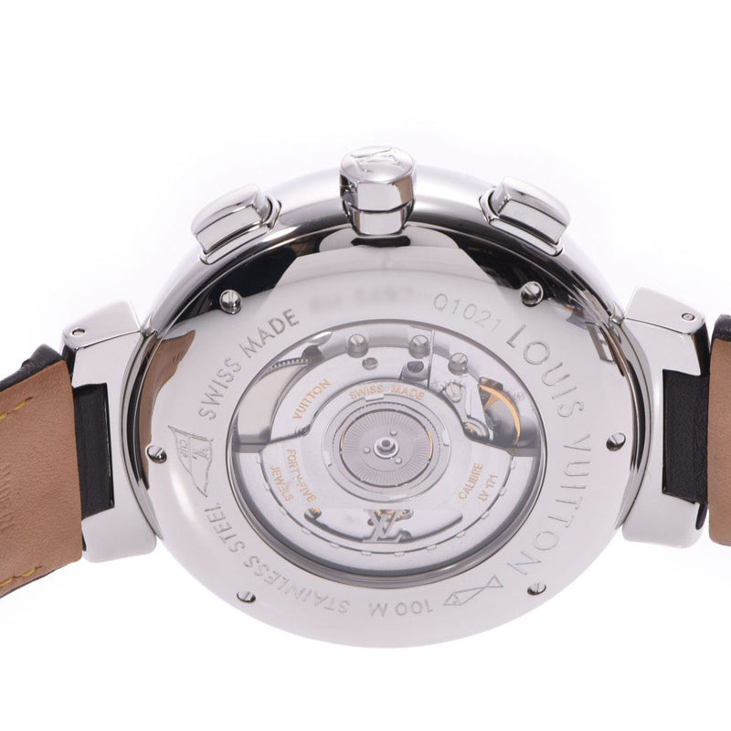 Louis Vuitton Tambour Chronograph Regate Ref Q1021, Men’s, Leather Band ,  2014