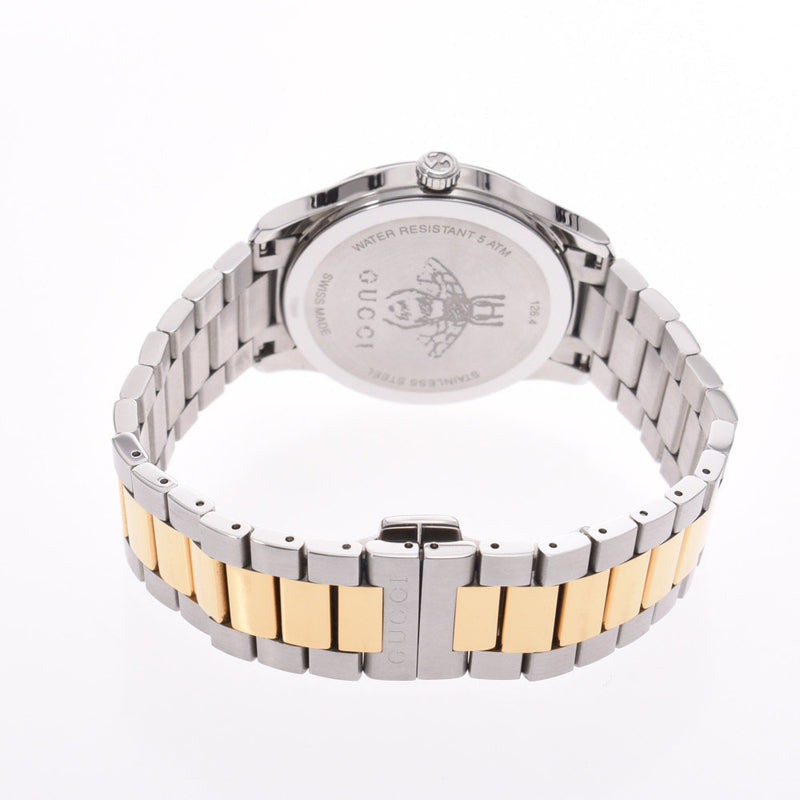 GUCCI Gucci G thymeless B bee 126.4/YA1264131 unisex GP/SS watch quartz silver clockface A rank used silver storehouse