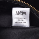 MCM MC Cognac/White Unisex Calf Clutch Bag Shindo Used Ginzo