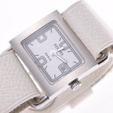 Hermes Hermes Caribe ba1.210 Ladies SS / LEATHER WATCH QUARTZ white dial