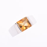 Other Citrine No. 12 Ladies K18WG Ring/Ring A Rank Used Ginzo