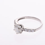 Other diamonds 1.071 CT g-si2-gd0.24ct 10.5 ladies Pt 900 platinum ring ring