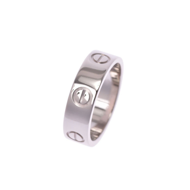 CARTIER Love Ring #52 No. 11.5 Ladies K18WG Ring/Ring A Rank Used Ginzo