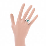 Other Emerald 1.253ct Diamond 1.46ct 10.5 Ladies Pt900 Platinum Ring/Ring A Rank Used Ginzo
