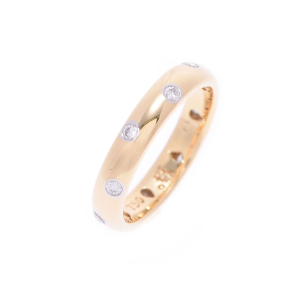 TIFFANY＆Co。Tiffany点环戒指14（男女皆宜的K18 / PT950 /钻石戒指/戒指）