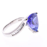 Tanzanite6.24ct钻石0.16CT no.9女士Pt900铂金戒指a级用银