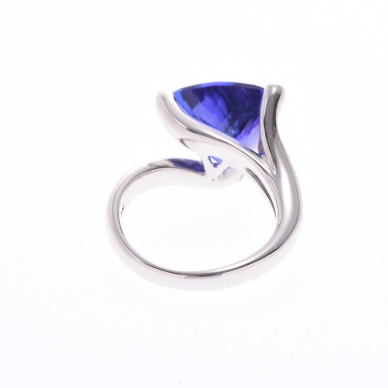 Tanzanite6.24ct钻石0.16CT no.9女士Pt900铂金戒指a级用银