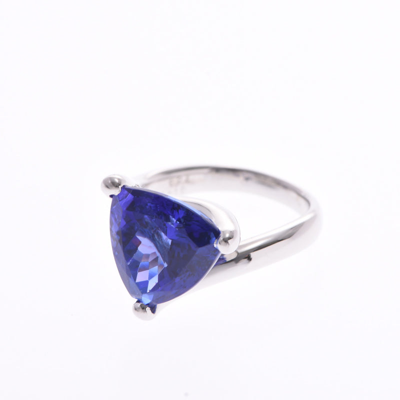 Tanzanite6.24ct钻石0.16CT no.9女士Pt900铂金戒指a级用银