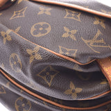 LOUIS VUITTON Louis Vuitton monogram Sommers 30 Brown M42256 unisex monogram canvas leather shoulder bag B-rank used silver
