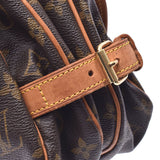 LOUIS VUITTON Louis Vuitton monogram Sommers 30 Brown M42256 unisex monogram canvas leather shoulder bag B-rank used silver