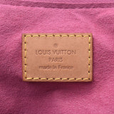 ●「LOUIS VUITTON = Louis VUITTON = Monogram denim = Buggy GM Pink M95210 = Ladies denim = Leather = One Shoulder Bag AB ranks used silver jackets