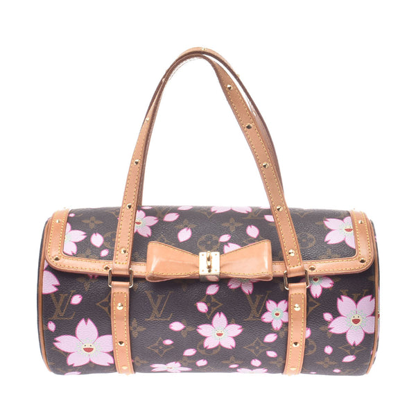 Louis Vuitton Monogram Cherry Blossom Papillon brown m92009 Womens Leather Handbag