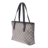 GUCCI Gucci GG スプリームジップトートバッグベージュ / brown 211138 lady's PVC/ leather tote bag A rank used silver storehouse