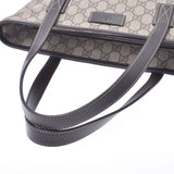 GUCCI Gucci GG スプリームジップトートバッグベージュ / brown 211138 lady's PVC/ leather tote bag A rank used silver storehouse