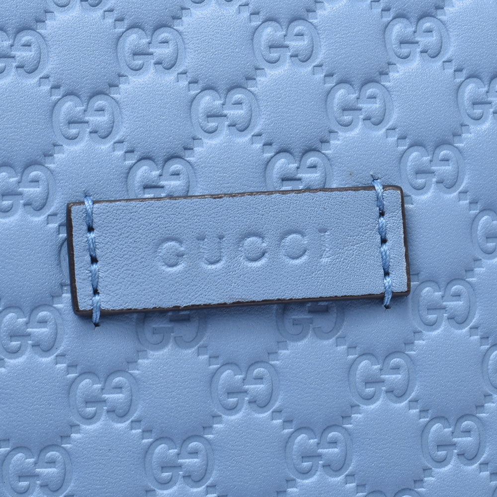 グッチマイクログッチシマ アウトレット 水色 レディース カーフ 2WAYバッグ 449654 GUCCI 中古 – 銀蔵オンライン