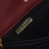 CHANEL シャネル ミニマトラッセ チェーンショルダーバッグ ボルドー系 ゴールド金具 レディース ラムスキン ショルダーバッグ ABランク 中古 銀蔵