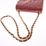 CHANEL シャネル ミニマトラッセ チェーンショルダーバッグ ボルドー系 ゴールド金具 レディース ラムスキン ショルダーバッグ ABランク 中古 銀蔵