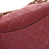 CHANEL シャネル ミニマトラッセ チェーンショルダーバッグ ボルドー系 ゴールド金具 レディース ラムスキン ショルダーバッグ ABランク 中古 銀蔵