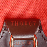 LOUIS VUITTON Louis Vuitton damierie lupus MM SP order Brown N48067 women's Damier canvas leather handbags New used silver