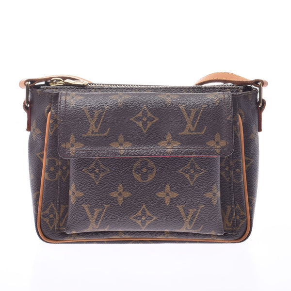 LOUIS VUITTON ルイヴィトン モノグラム ヴィバシテPM ブラウン M51165 レディース モノグラムキャンバス ショルダーバッグ Bランク 中古 銀蔵