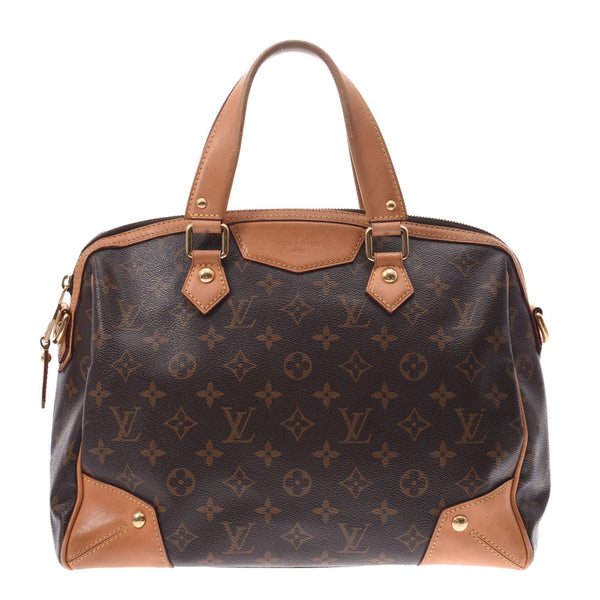 LOUIS VUITTON路易威登Monogram Retiro PM棕色M40325女士Monogram帆布2WAY Bag B二手二手Ginzo