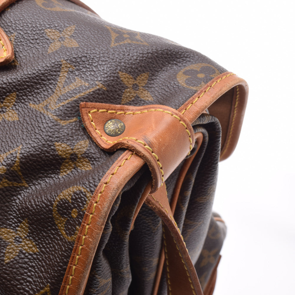 ルイヴィトンソミュール43 14145 ブラウン ユニセックス モノグラムキャンバス ショルダーバッグ M42252 LOUIS VUITTON 中古  – 銀蔵オンライン