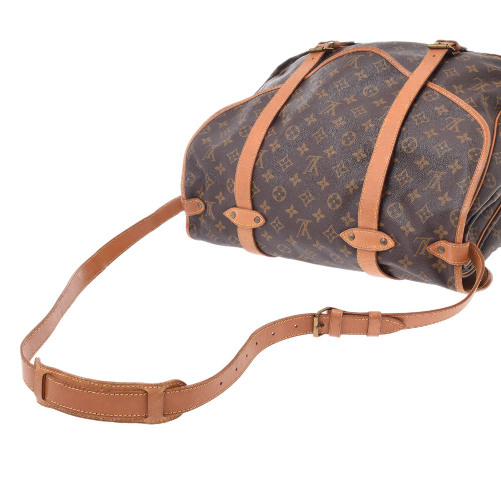 ルイヴィトンソミュール43 14145 ブラウン ユニセックス モノグラムキャンバス ショルダーバッグ M42252 LOUIS VUITTON 中古  – 銀蔵オンライン