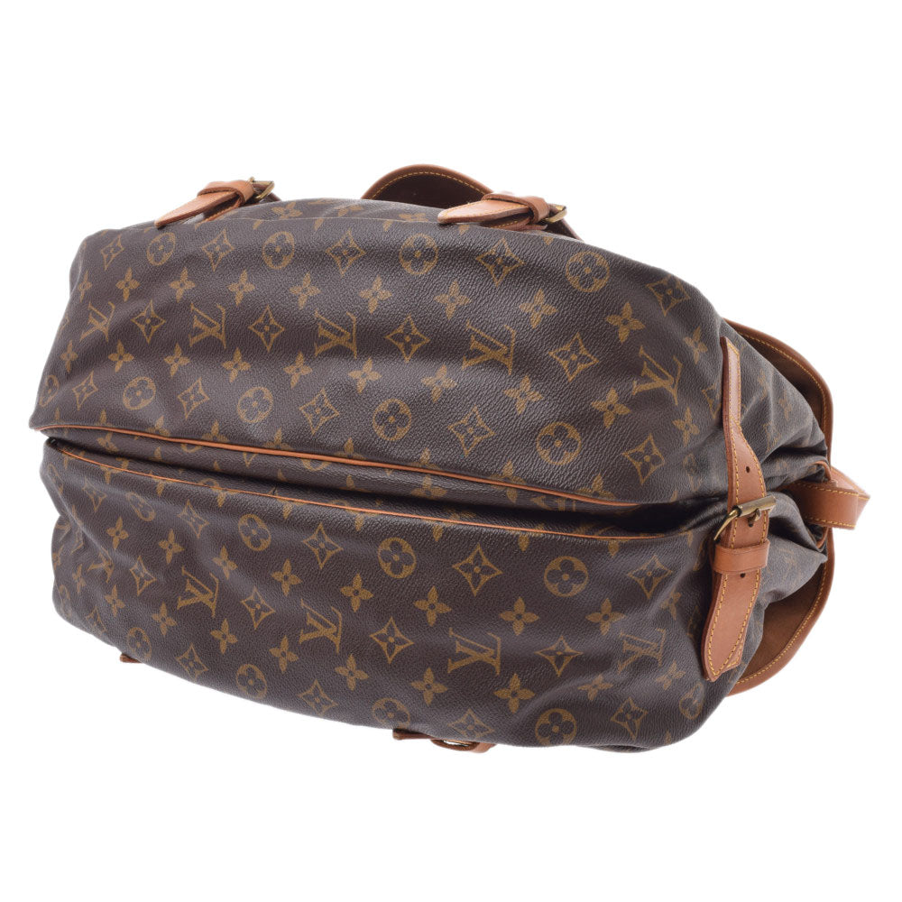 ルイヴィトンソミュール43 14145 ブラウン ユニセックス モノグラムキャンバス ショルダーバッグ M42252 LOUIS VUITTON 中古  – 銀蔵オンライン