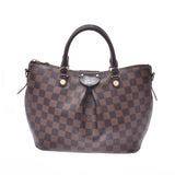 LOUIS VUITTON ルイヴィトンダミエシエナ PM brown N41545 lady Mie Suda canvas 2WAY bag B rank used silver storehouse