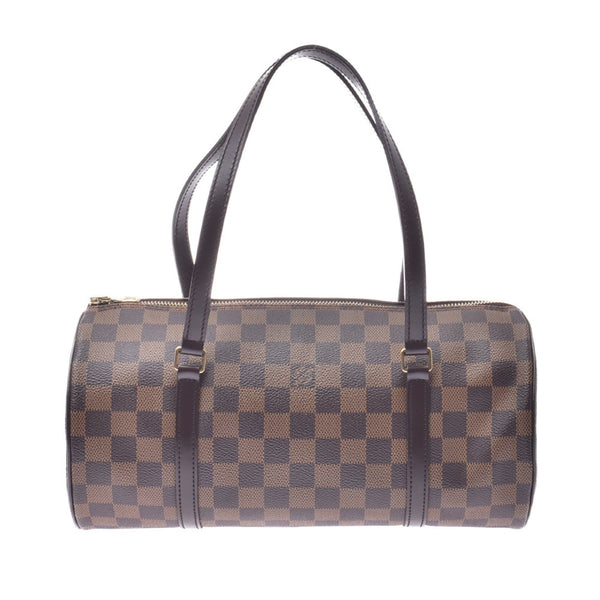 LOUIS VUITTON Louis Vuitton, GM Brown N51303, Ladies, Damien Canvas, Razor, Leather, Lazor, handbag. A-rank used silver.