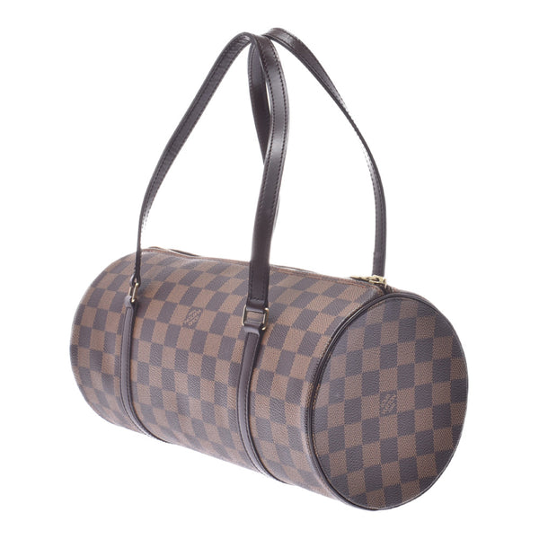 LOUIS VUITTON Louis Vuitton, GM Brown N51303, Ladies, Damien Canvas, Razor, Leather, Lazor, handbag. A-rank used silver.