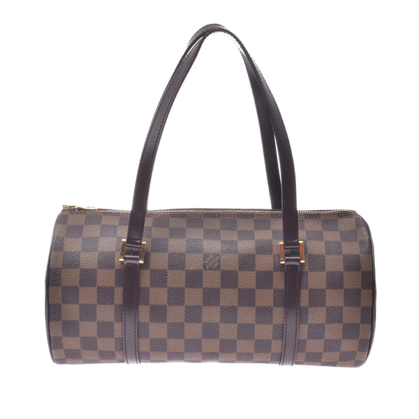 LOUIS VUITTON Louis Vuitton Damier Papillon GM Brown N51303 Ladies Damier Canvas Leather Handbag B Rank Used Ginzo