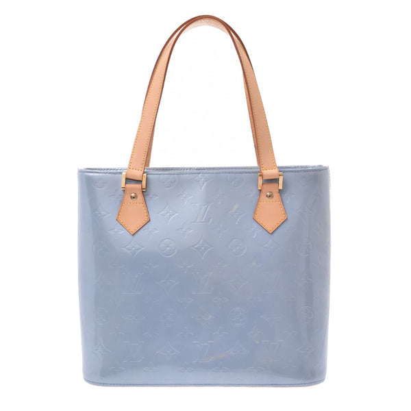 Louis Vuitton VERNIS Houston baby blue blue 995 5 ladies handbag