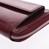 CARTIER Mini Zip Wallet Happy Birthday Di Bordeaux Unisex Leather Bi-fold Wallet A Rank Used Ginzo
