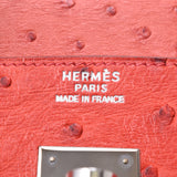 Hermes Birkin bag 30 Rouge VIFF Silver