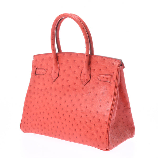 Hermes Birkin bag 30 Rouge VIFF Silver