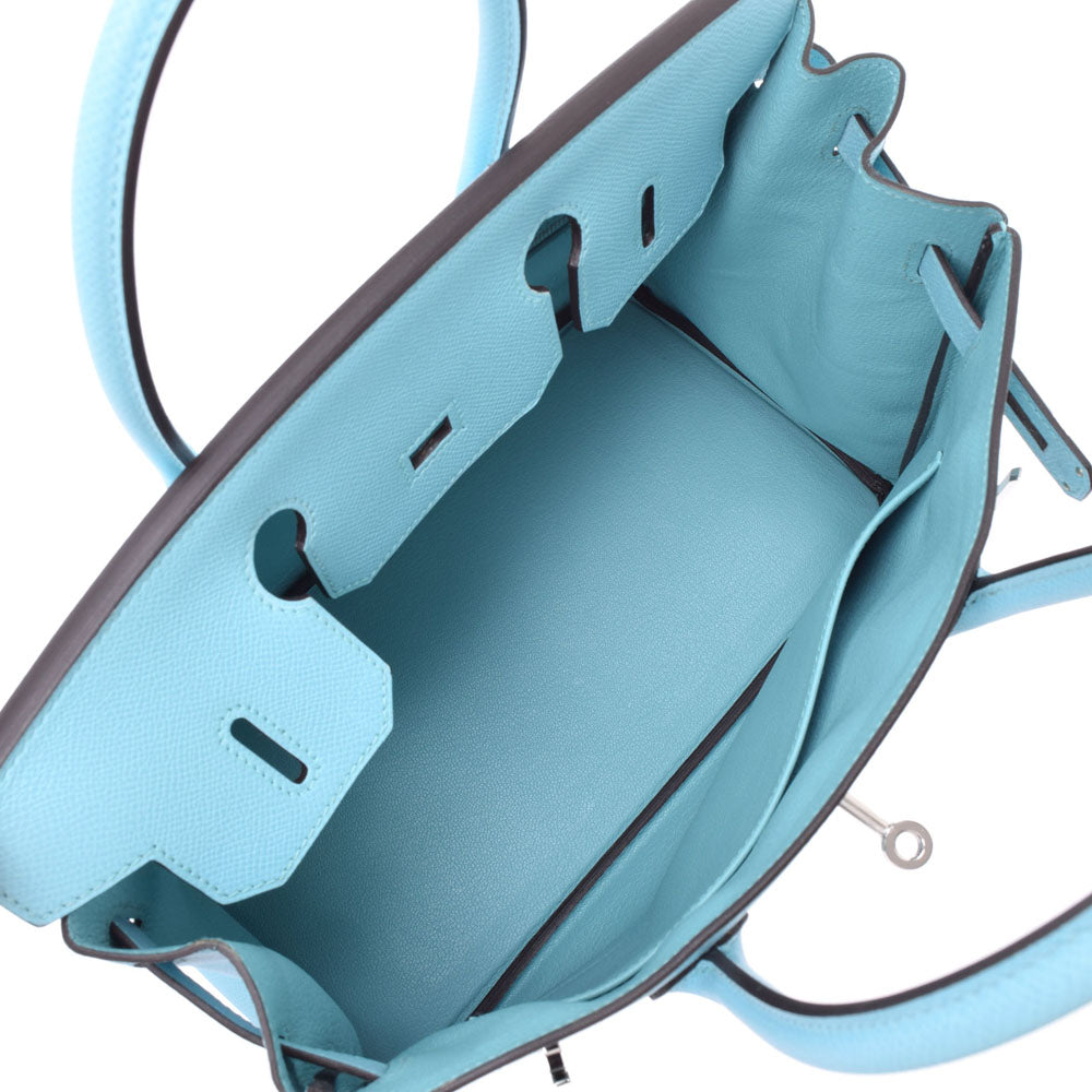 エルメス30 14139 ブルーアトゥール シルバー金具 T刻印(2015年頃)刻印  