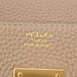 30 HERMES Hermes Birkin trench gold metal fittings X carved seal (about 2016) レディーストゴハンドバッグ A ranks used silver storehouse